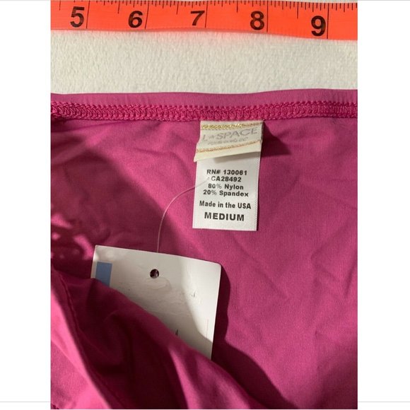 NEW L Space Wild Child Boho Crochet‎ Bottom in Boysenberry Pink [SZ Medium ] - Picture 9 of 11
